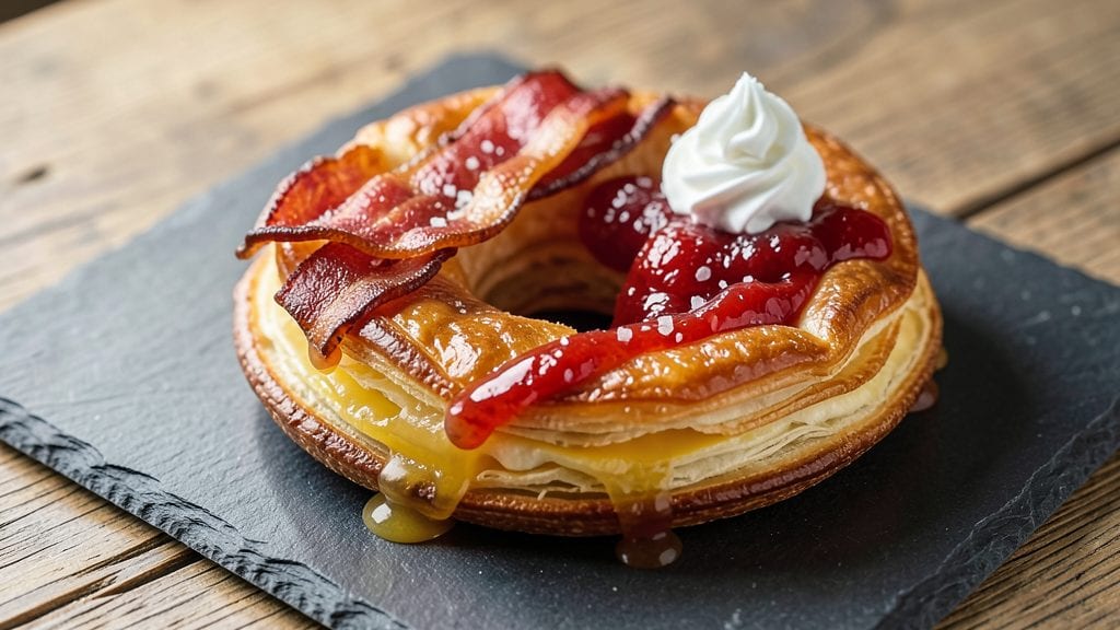 Bacon Cheese Ring With Strawberry Preserves Recipe: Sweet-Savory Breakfast Twist in One Ring