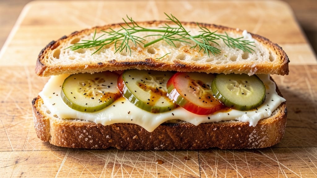 Cheese and Pickle Sandwich Recipe: Jamie Oliver's Bold Flavor Twist