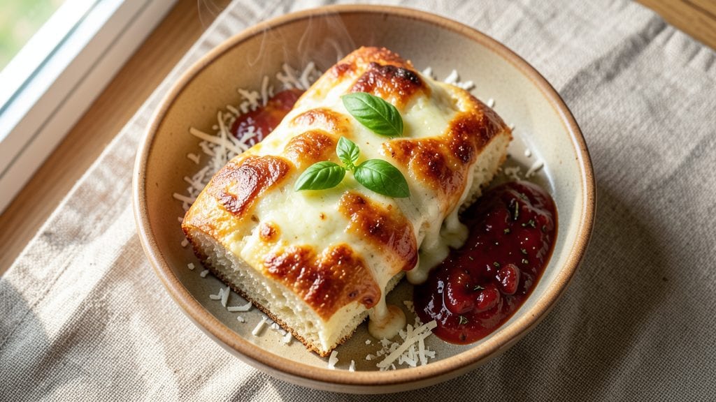 Copycat Little Caesars Italian Cheese Bread Recipe: Crispy Crown Over Gooey Mozzarella Swirls