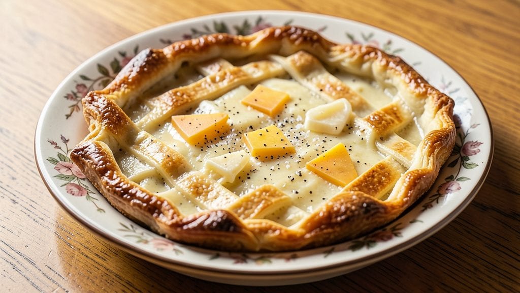 Magnolia Three Cheese Quiche Recipe: Triple Cheese Layers With Flaky Crust