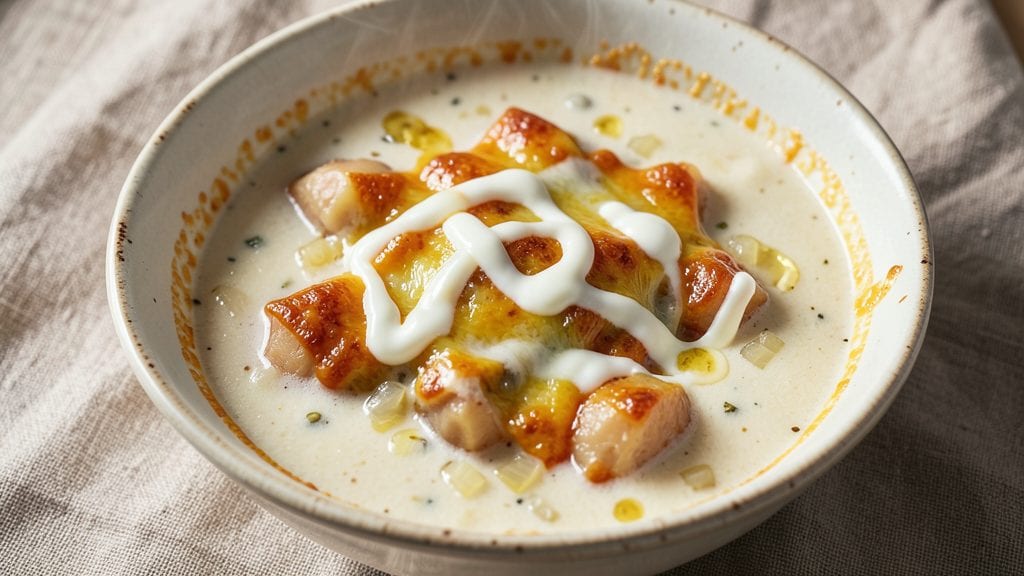 Marie Callender's Potato Cheese Soup Copycat Recipe: Velvety Swirls With Crispy Herb Crown Magic