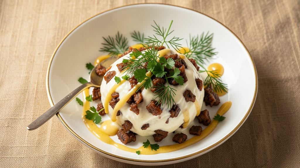 Old Fashioned Armour Dried Beef Cheese Ball Recipe: Crunchy Herb Crown Over Tangy Pull-Apart Magic