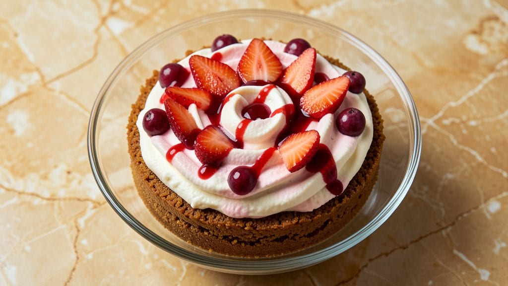 Philadelphia Cream Cheese No-Bake Strawberry Cheesecake Recipe: Ultra-Smooth Swirls With Fresh Fruit Topping