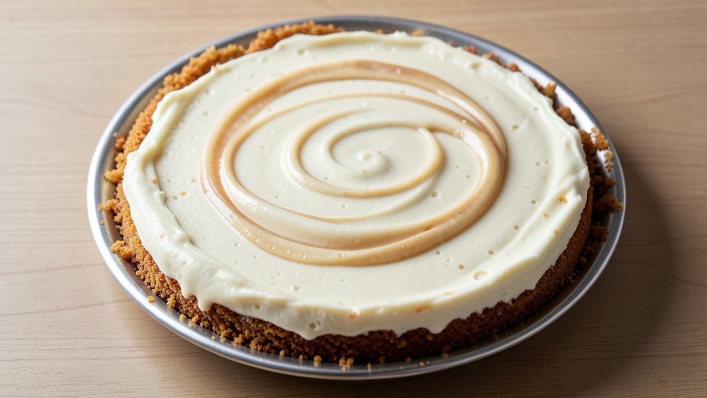 Philadelphia Cream Cheese New York Cheesecake Recipe: Breadcrust Crown Over Ultra-Smooth Vanilla Swirls